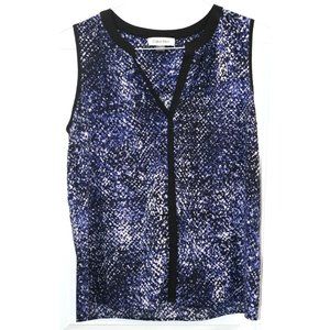 Calvin Klein Womens Sleeveless Dressy Blouse Size S